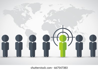 human resources vector banner design concept