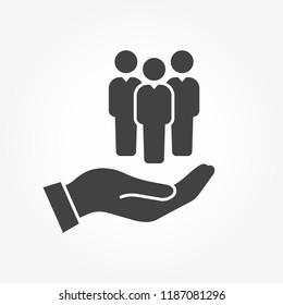 Human resources vector icon