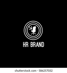 Human resources vector logo design template