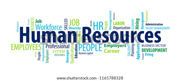 Human Resources Word Cloud Stock Vector (Royalty Free ...