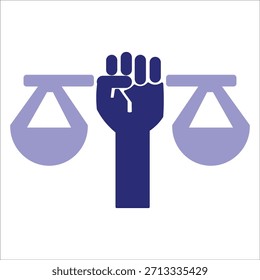 human right icons. simple colored vector illustration