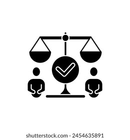 human rights concept line icon. Simple element illustration. human rights concept outline symbol design.