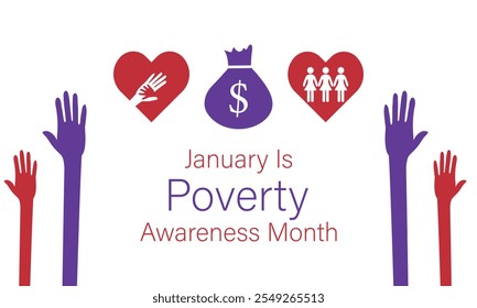 Human rights day awareness concept vector illustration  with hands up silhouette free vector.