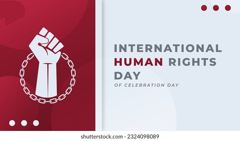 Human Rights Day Celebration Vector Design Illustration for Background, Poster, Banner, Advertising, Greeting Card