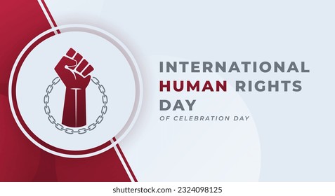 Human Rights Day Celebration Vector Design Illustration for Background, Poster, Banner, Advertising, Greeting Card