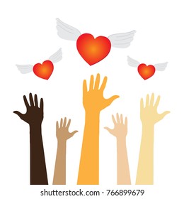 Human Rights Day Concept.