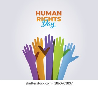 Human Rights Day Concept Vector Illustration Stock Vector (Royalty Free ...