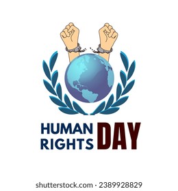 Human rights day, Dignity, Freedom, and Justice for All