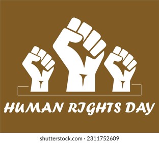 Human Rights Day (Easily editable and resizeable)