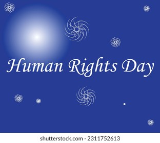 Human Rights Day (Easily editable and resizeable)