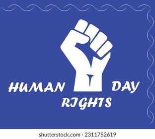 Human Rights Day (Easily editable and resizeable)