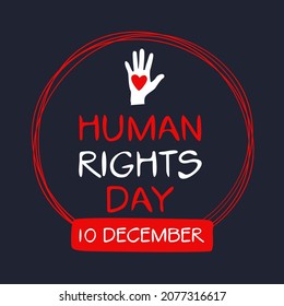 Human Rights Day, held on 10 December.
