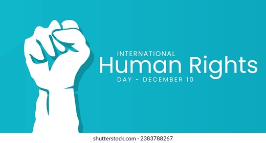 Human Rights day is observed every year on December 10, a time for people around the world to join together and stand up for the rights and dignity of all individuals. vector illustration