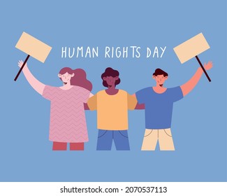 human rights day with persons