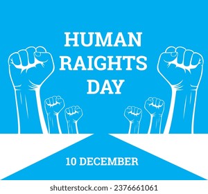 Human rights day poster design ,human rights day vector design.