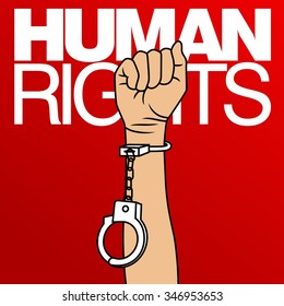 Human Rights Day poster template
