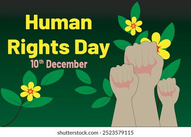 Human rights day template design
