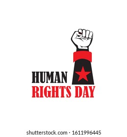 Human Rights Day vector illustration
