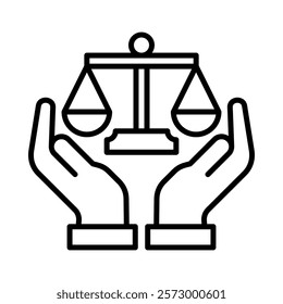 Human Rights Icon Element For Design