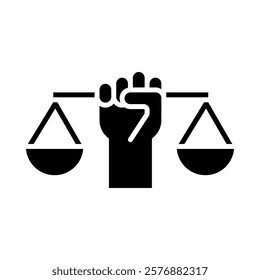 Human Rights Icon Element For Design