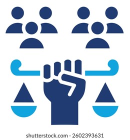 Human Rights Icon Element For Design