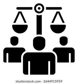 Human Rights Icon Element for Design