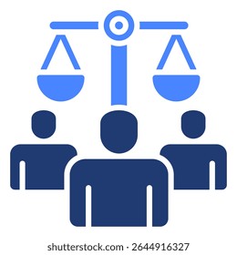 Human Rights Icon Element for Design
