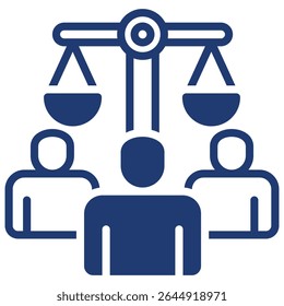 Human Rights Icon Element for Design