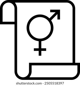 human rights icon. Thin linear style design isolated on white background