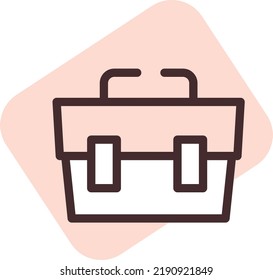 Human rights job, illustration, vector on a white background.