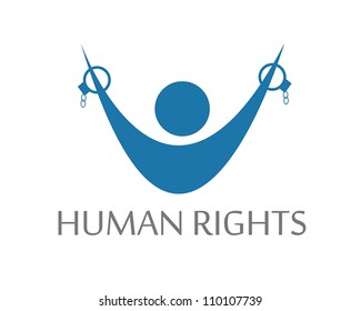 Human Rights, vector symbol