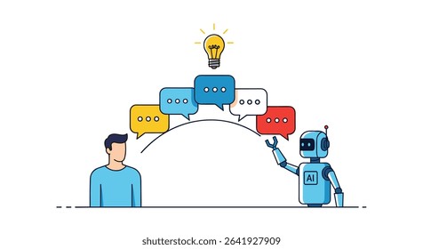 Human and Robot Collaboration for Creative Solutions in Communication
