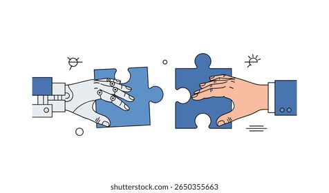 Human and robot collaboration for enhanced problem solving and innovation