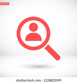 HUMAN SEARCH Icon vector
