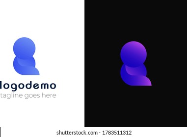 Human shape logo design with green color .yoga logo design with woman and leaves .leaf icon logo design for company and agency modern vector 