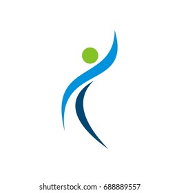 Human Shape Logo Template Illustration Design. Vector EPS 10.