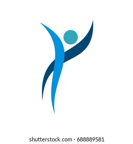 Human Shape Logo Template Illustration Design. Vector EPS 10.