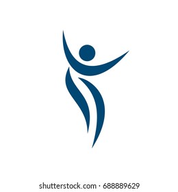 Human Shape Logo Template Illustration Design. Vector EPS 10.