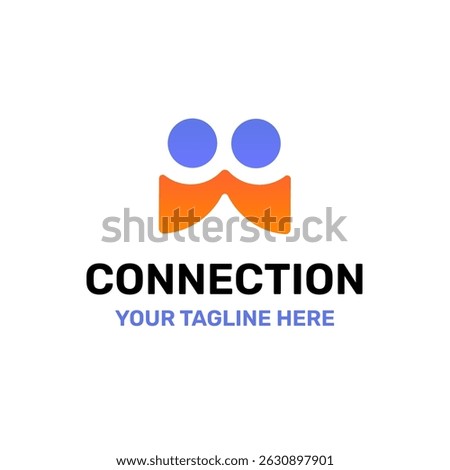 Human Share Connect Holding Hand Logo Vector Abstract Illustration Icon Design Template Element