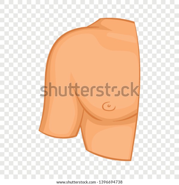 Human Shoulder Icon Cartoon Illustration Human Stock Vector (Royalty