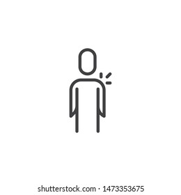 Shoulder Pain Pictogram Images, Stock Photos & Vectors | Shutterstock