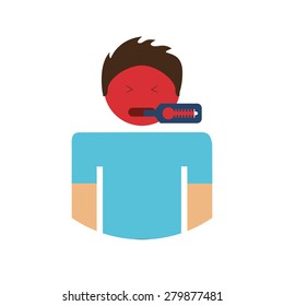 human sick design, vector illustration eps10 graphic 