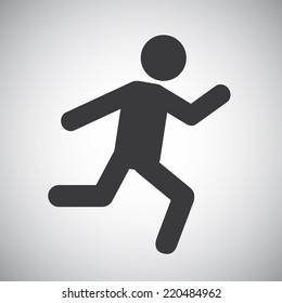 human silhouette graphic design , vector illustration