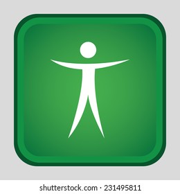 human silhouette graphic design , vector illustration