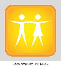 human silhouette graphic design , vector illustration