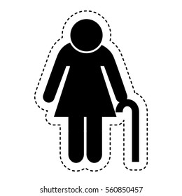 human silhouette isolated icon vector illustration design