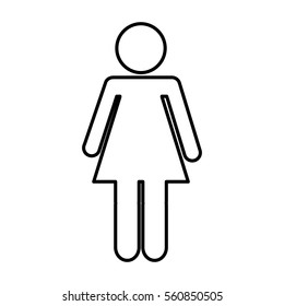 human silhouette isolated icon vector illustration design