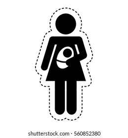 human silhouette isolated icon vector illustration design