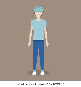 human silhouette over gray background vector illustration