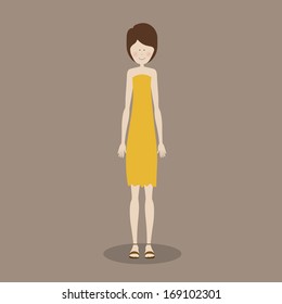 human silhouette over gray background vector illustration